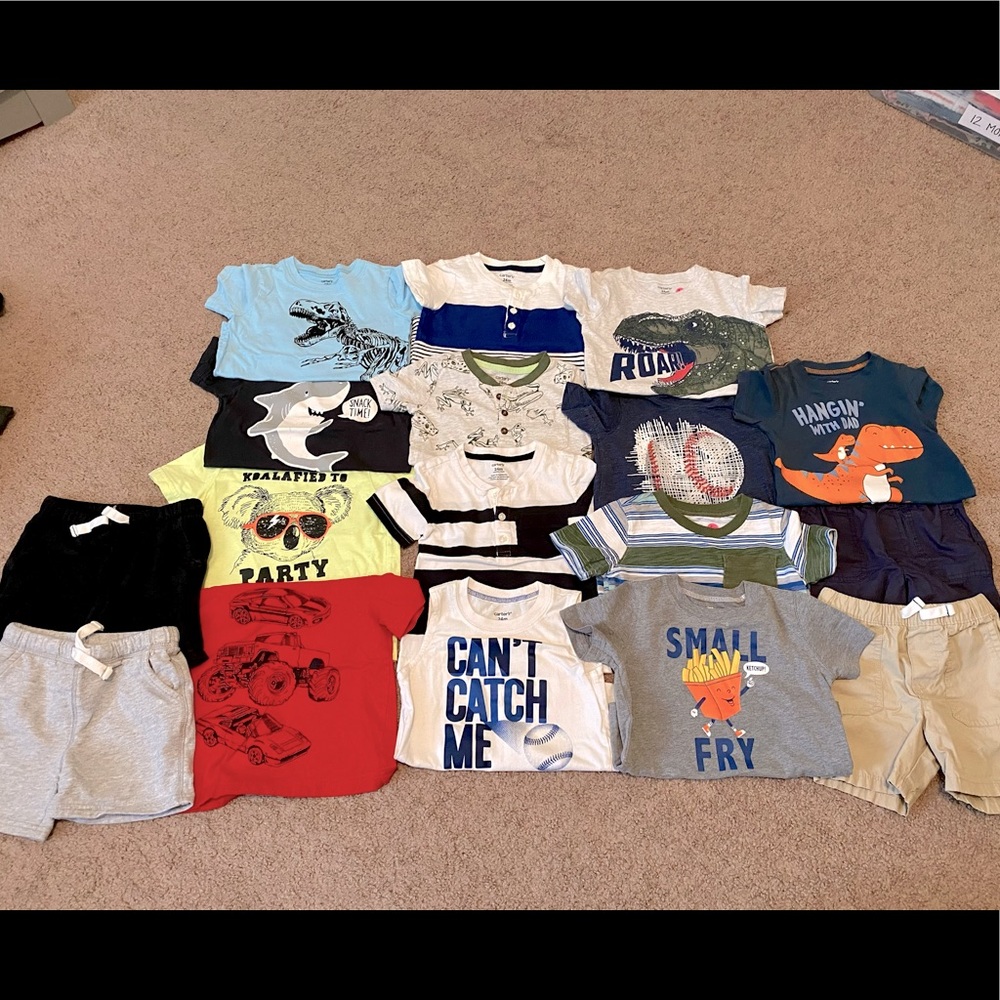 Bundle of baby boy clothes; size 24 months